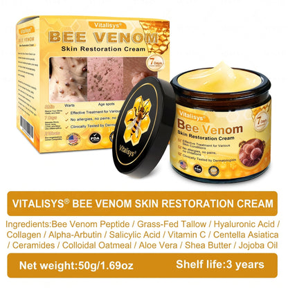 🔥 DERNIER JOUR – 80 % DE RÉDUCTION 🔥Crème Réparatrice pour la Peau au Venin d’Abeille